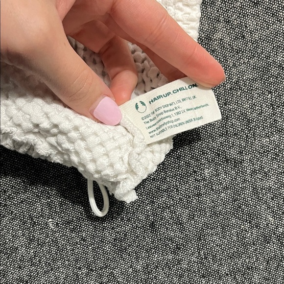 The Body Shop Cream Textured Hooded Wrap - Picture 4 of 4